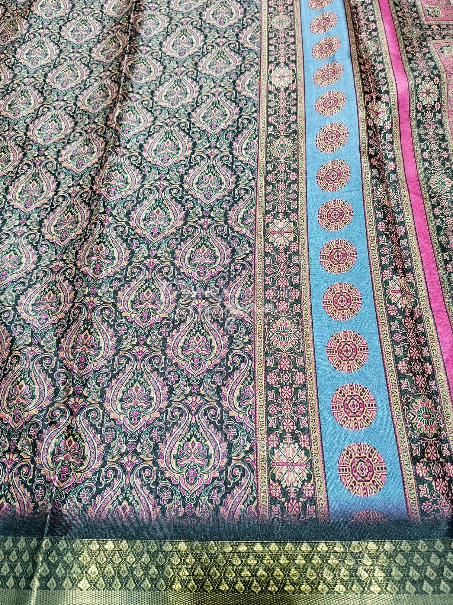 Digital Print Saree view 3