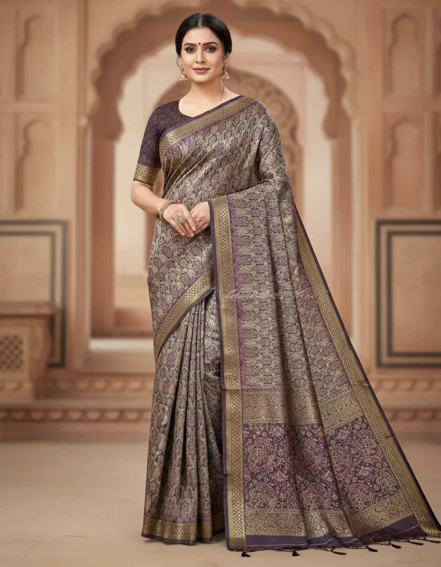 Allover Digital Print Saree