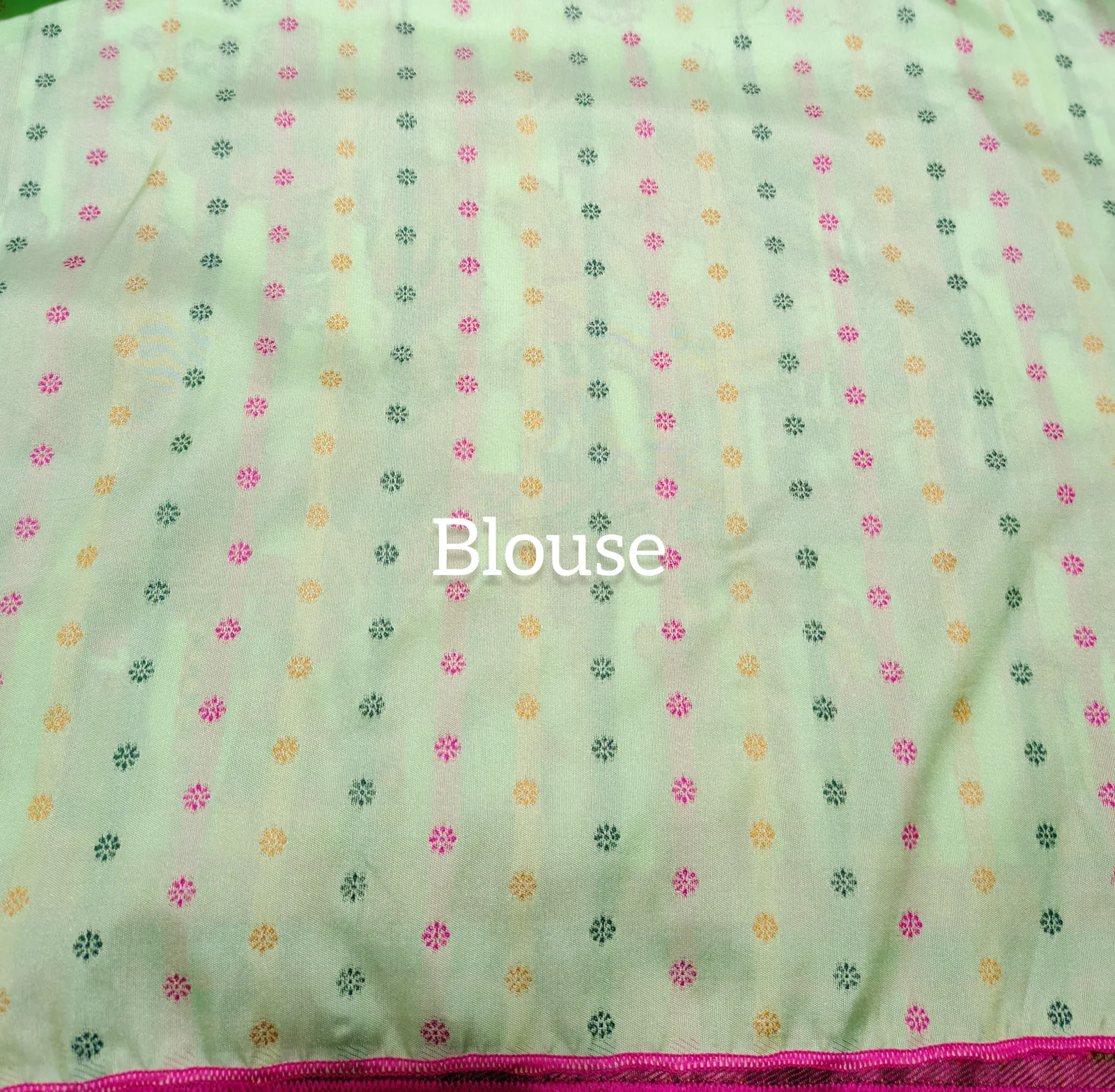 Meenakari Work Modal Silk Saree view 4