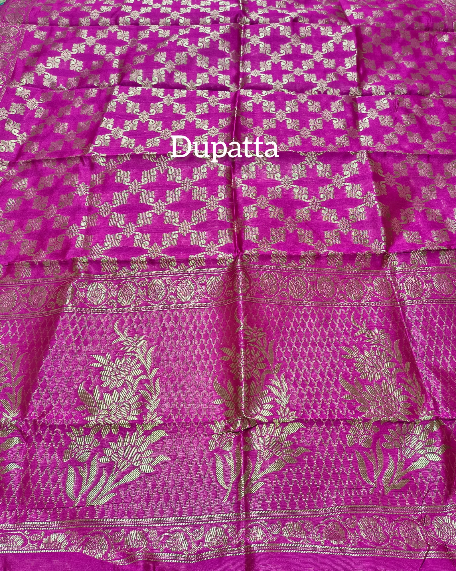 Gota Patti Work Allover Zari Weaving Suit view 17