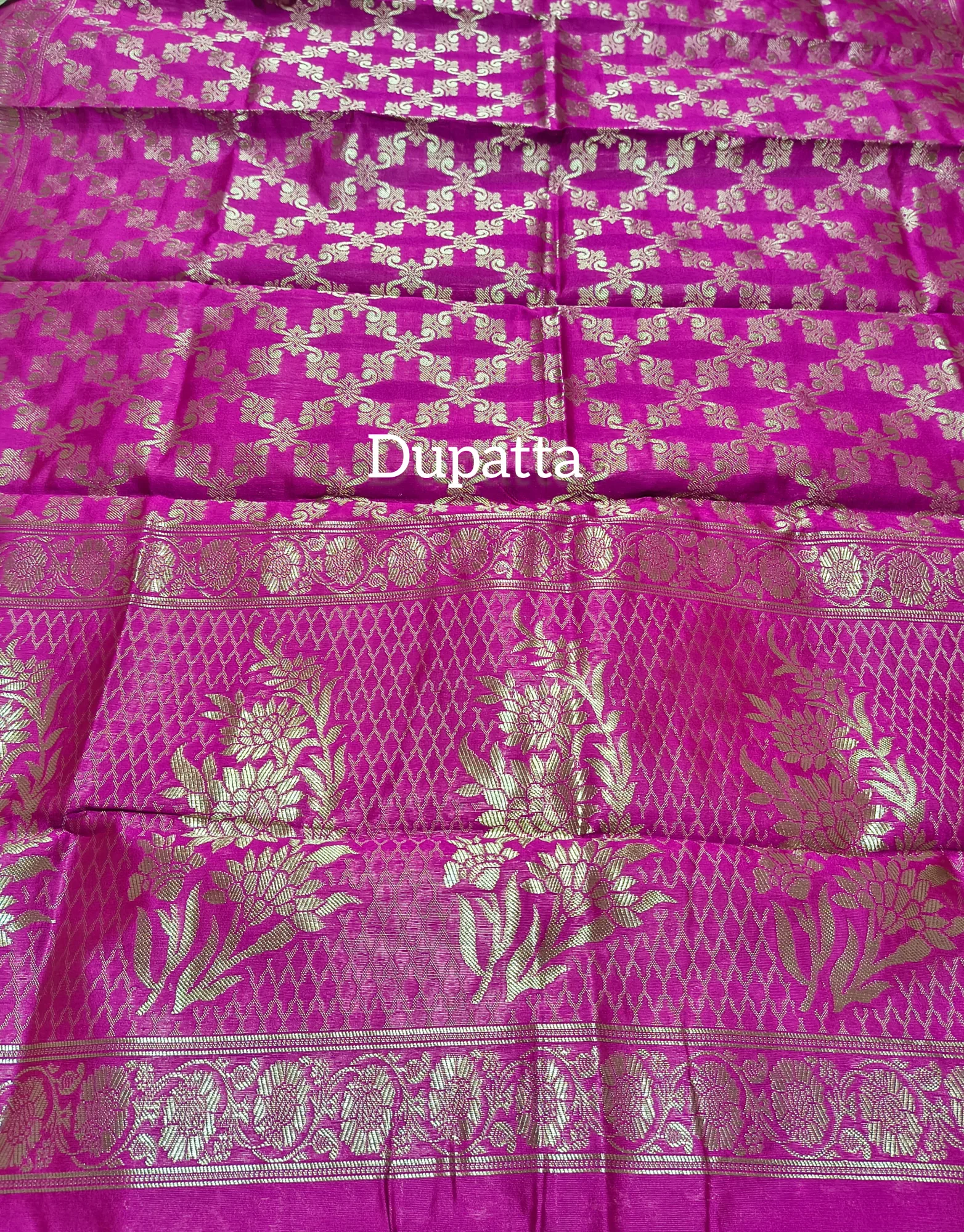 Gota Patti Work Allover Zari Weaving Suit view 5