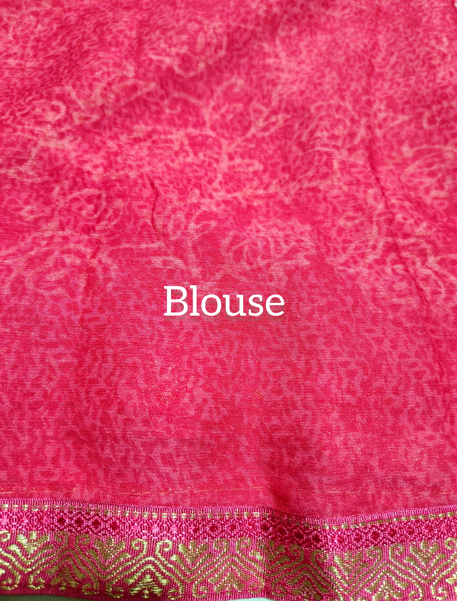 Printed Chiffon Saree view 4