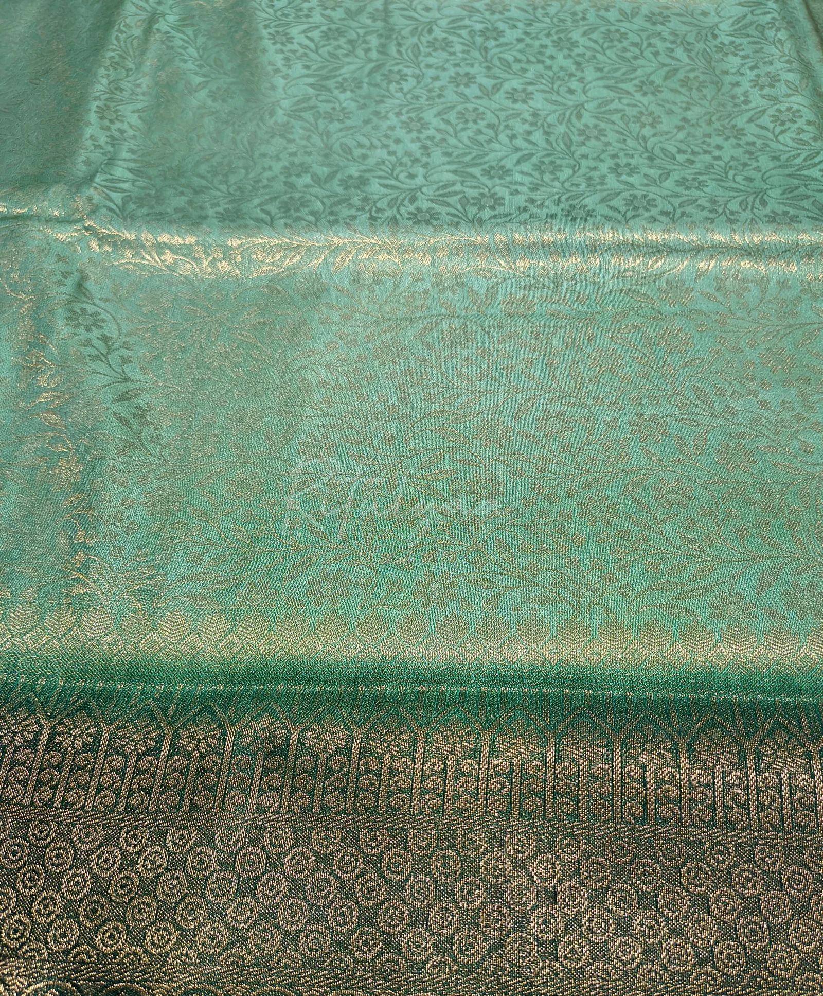 Allover Zari Silk Saree view 4