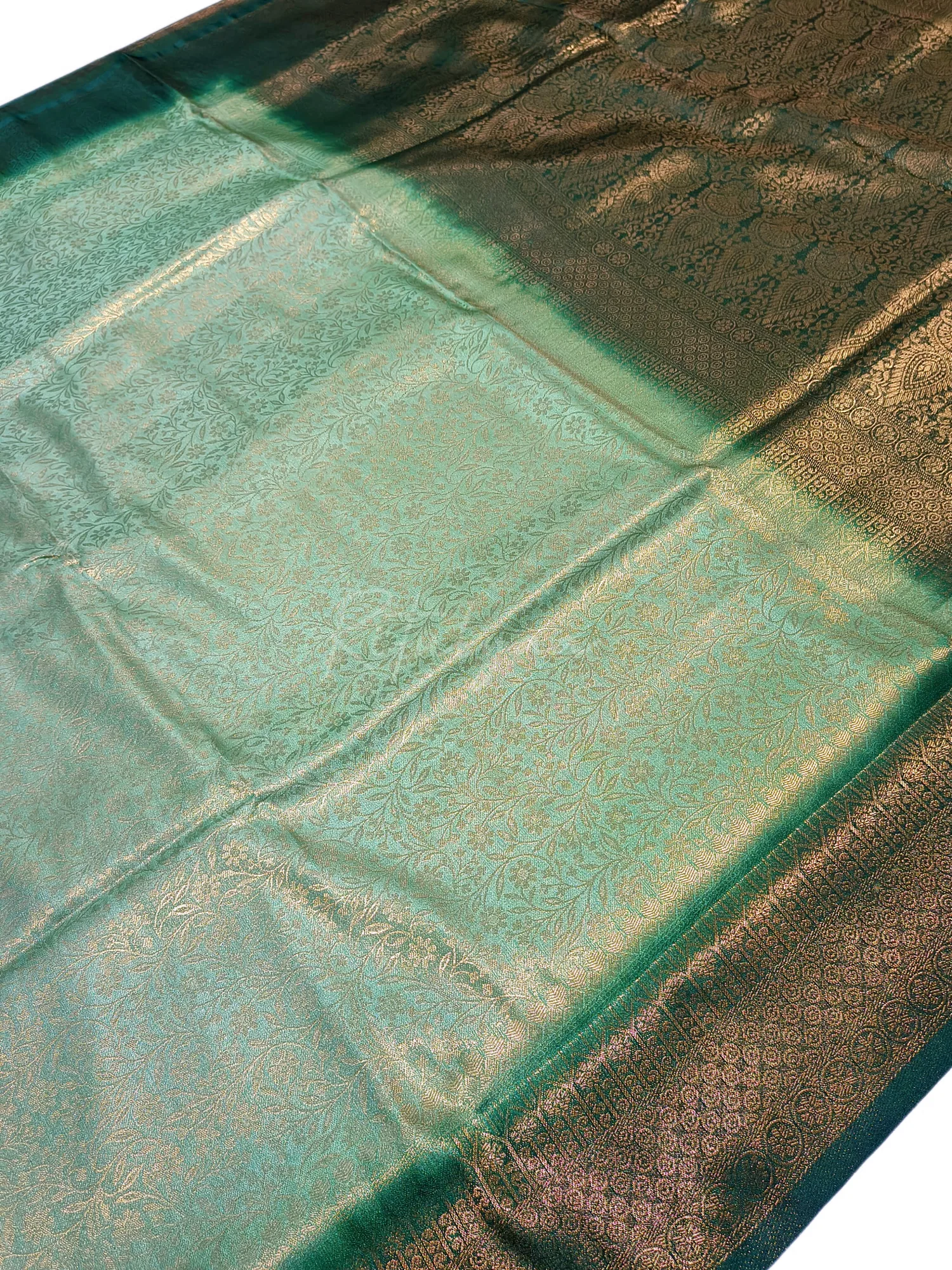 Allover Zari Silk Saree view 2