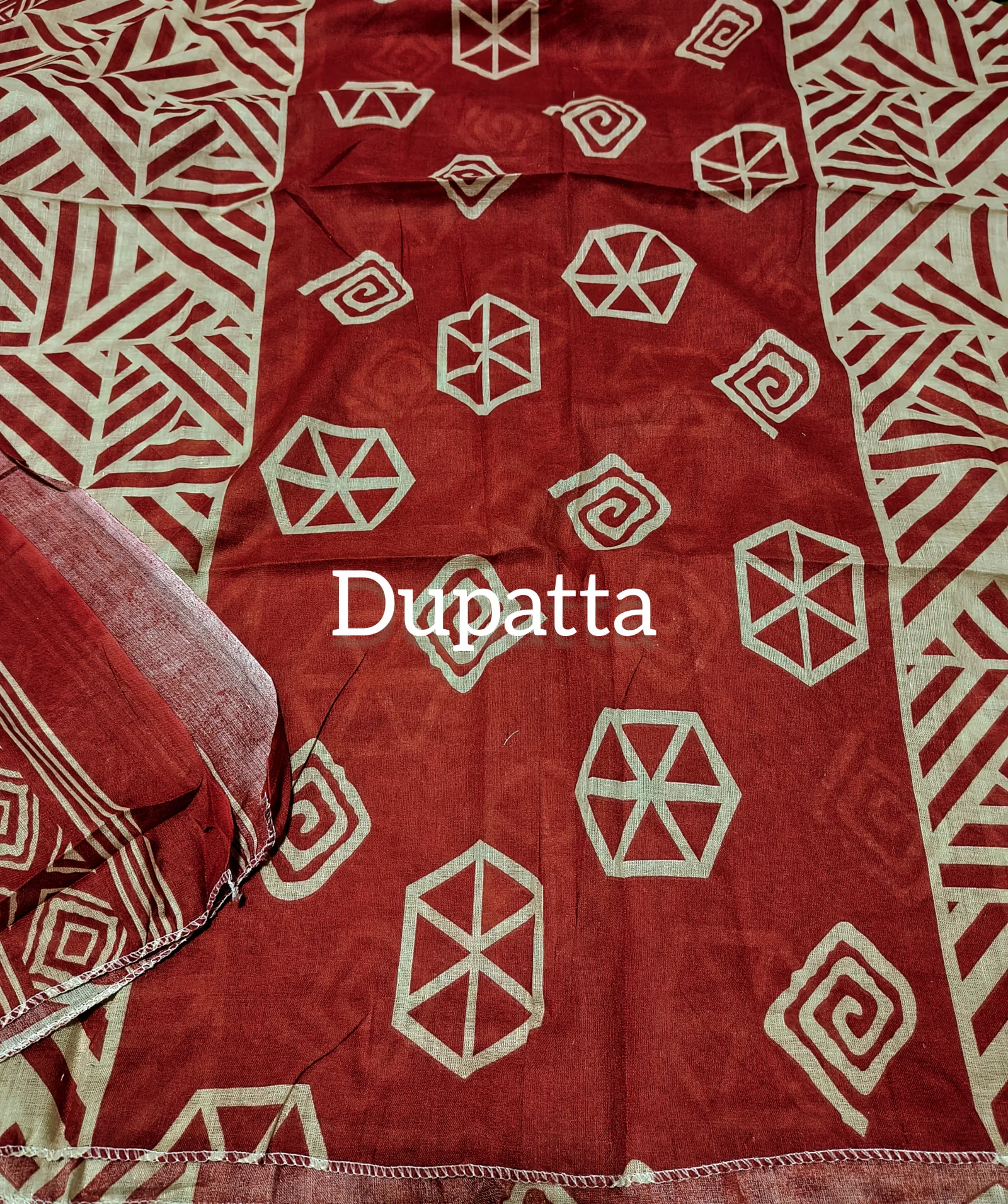 Printed Cotton Suit With Embroidery view 6