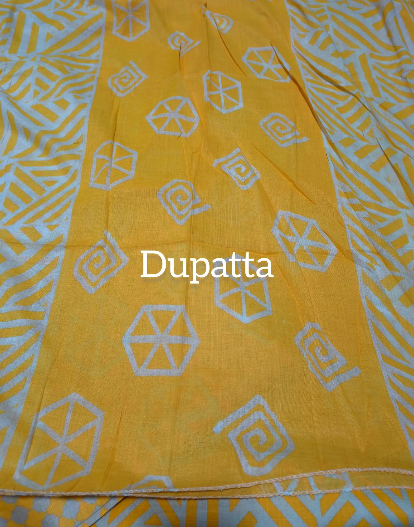 Printed Cotton Suit With Embroidery view 5