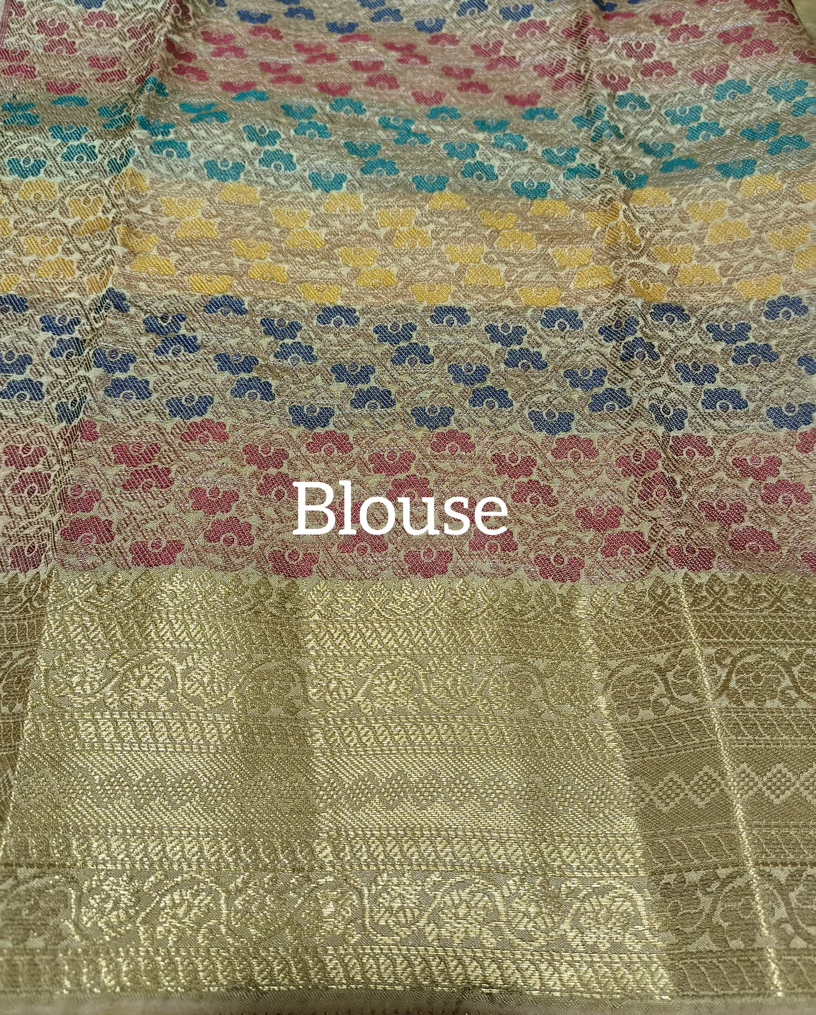 Silk Allover Resham Saree view 5