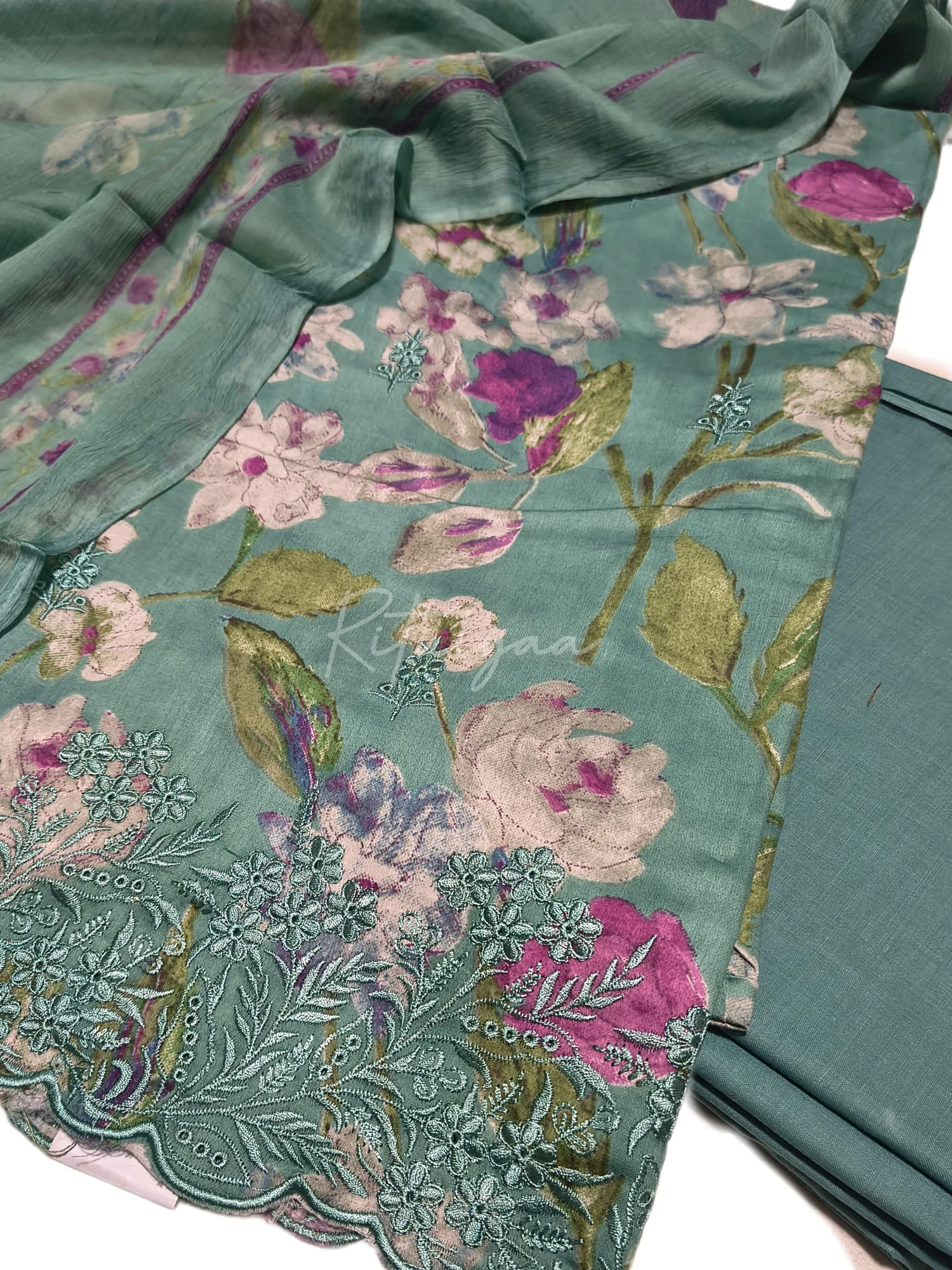 Pure Cotton Printed Suit view 2