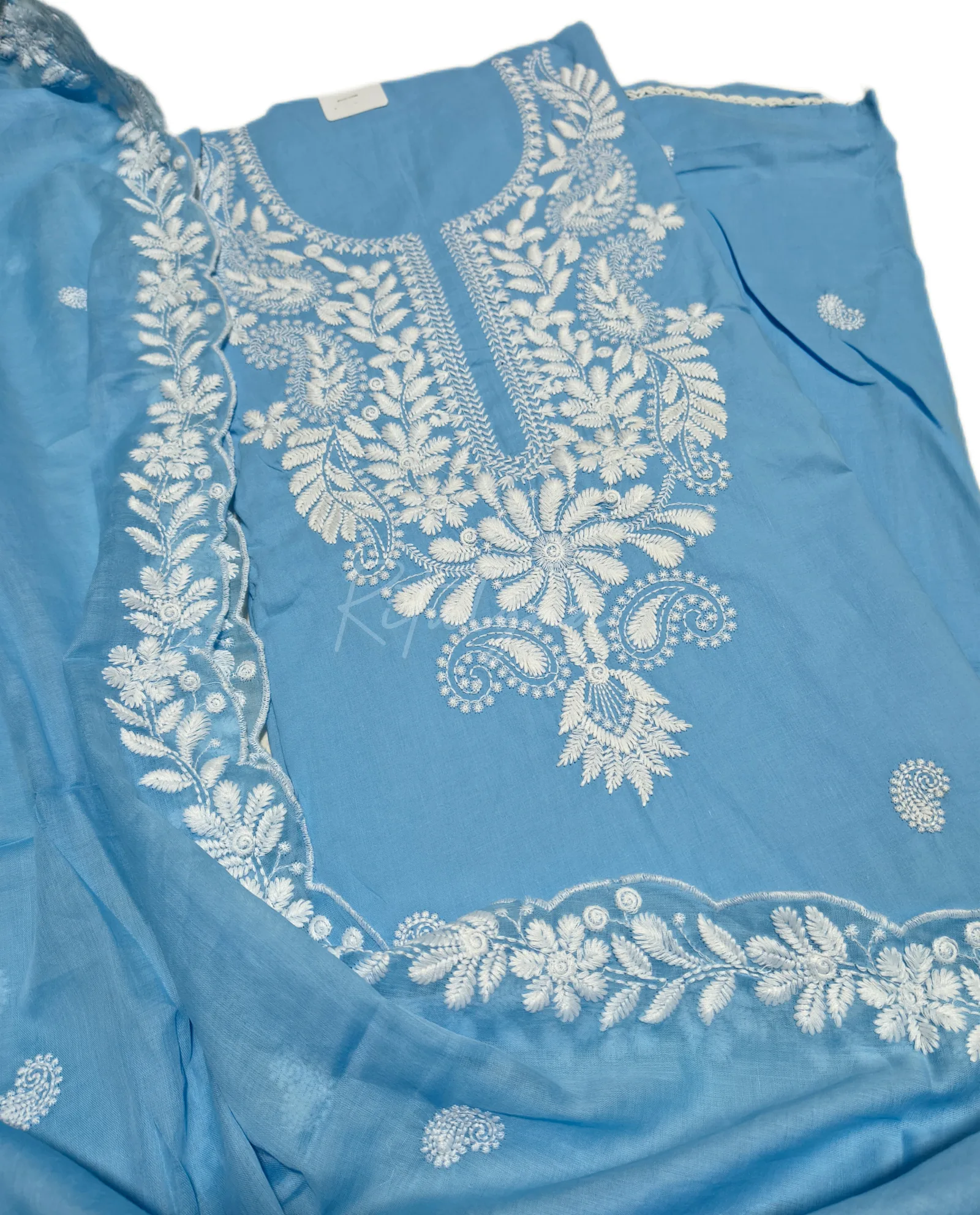 Chikankari Work Suit view 2
