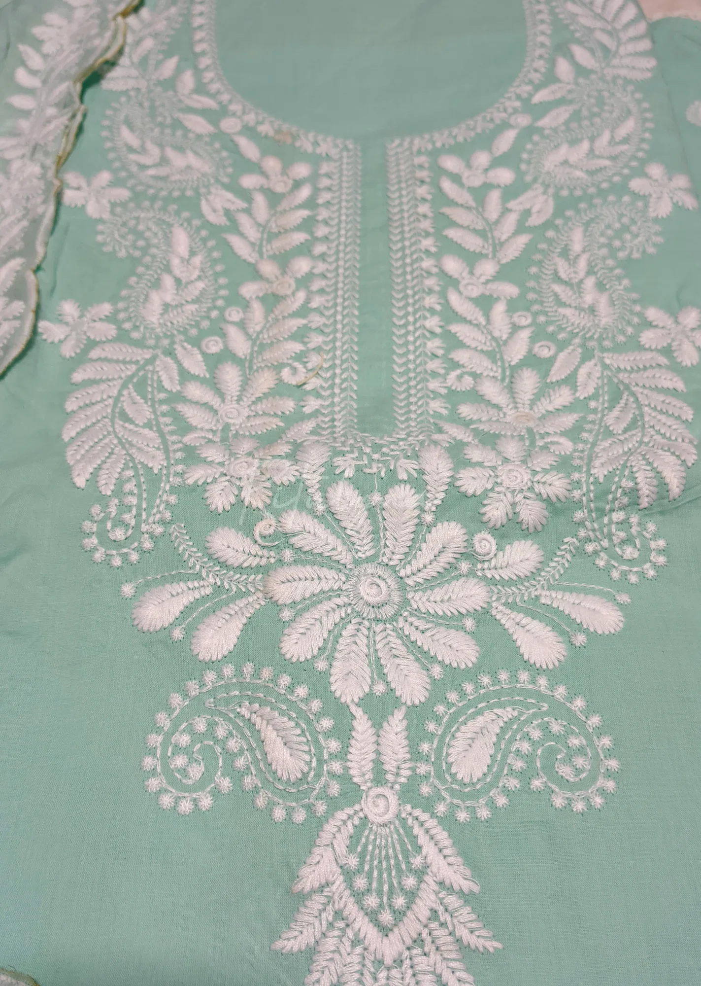 Pure Cotton Chikankari Suit view 3