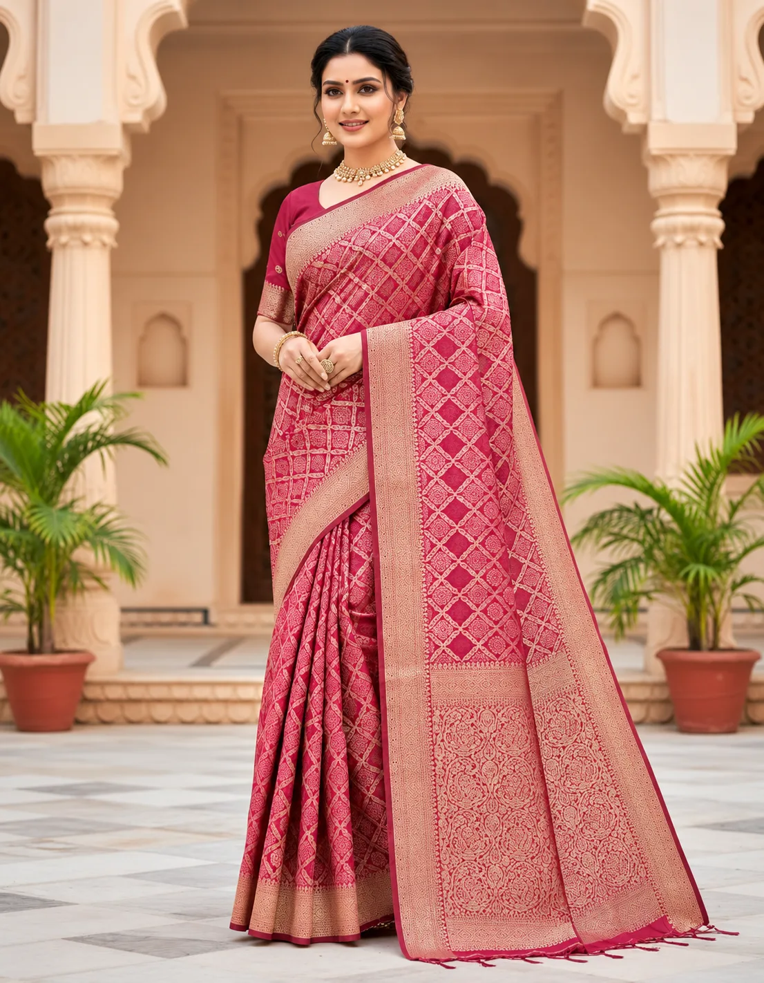 Patola Design Silk Saree