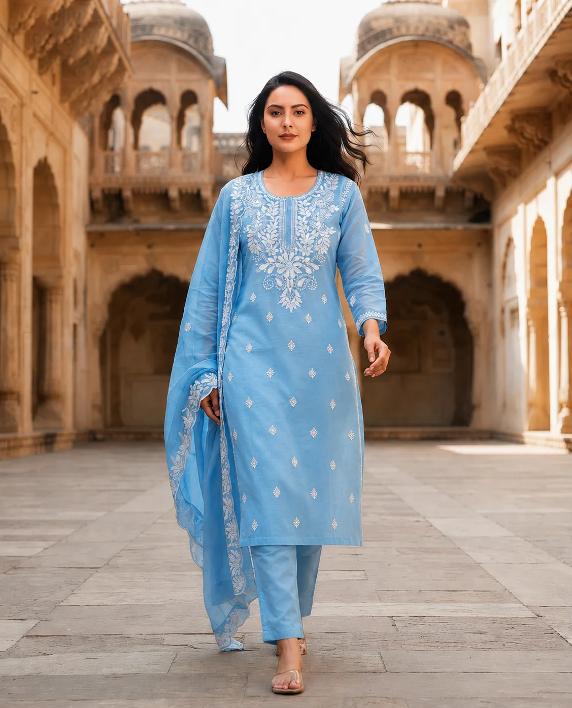 Chikankari Work Suit