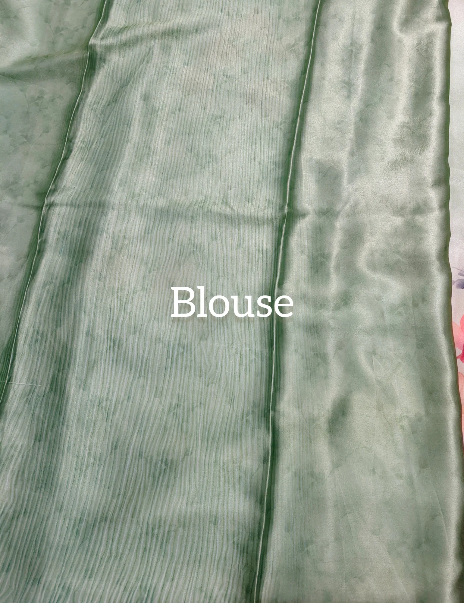 Digital Print Satin Silk Saree view 4