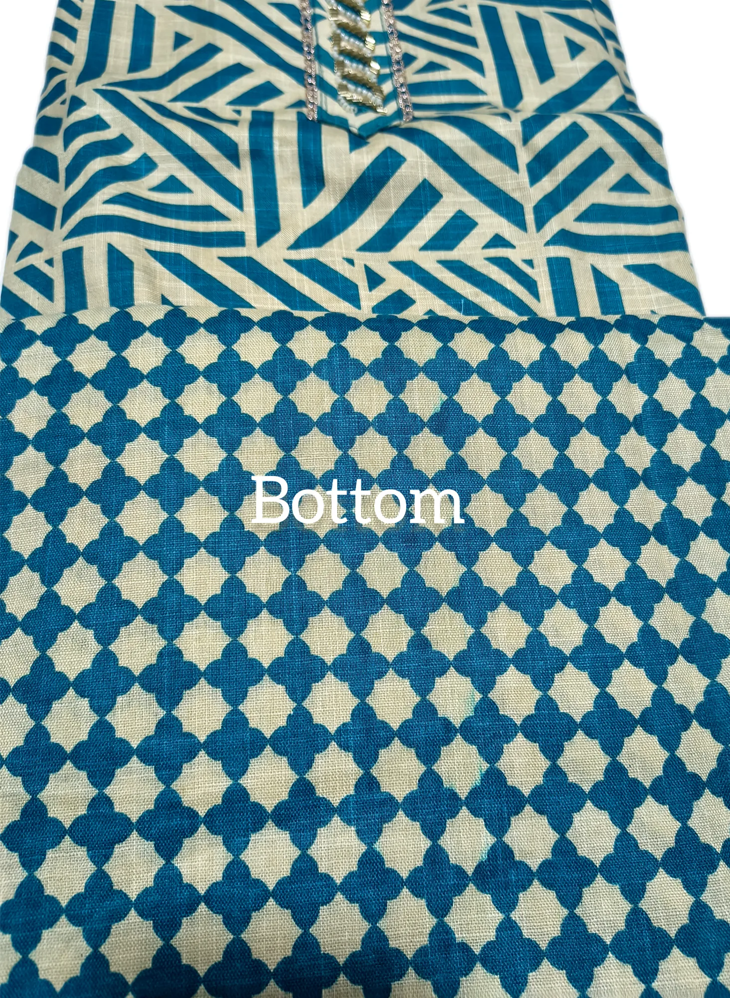 Printed Suit With Embroidery view 4