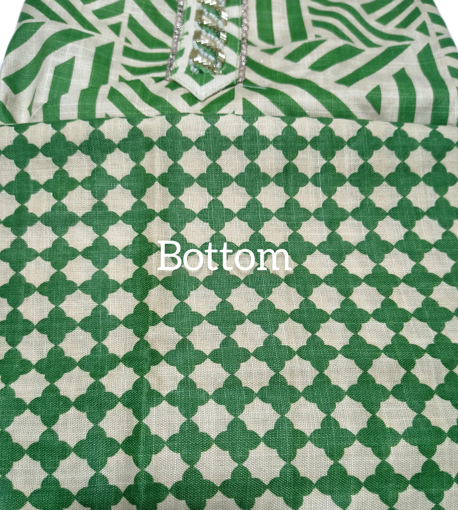 Printed Suit Neck Embroidery view 4
