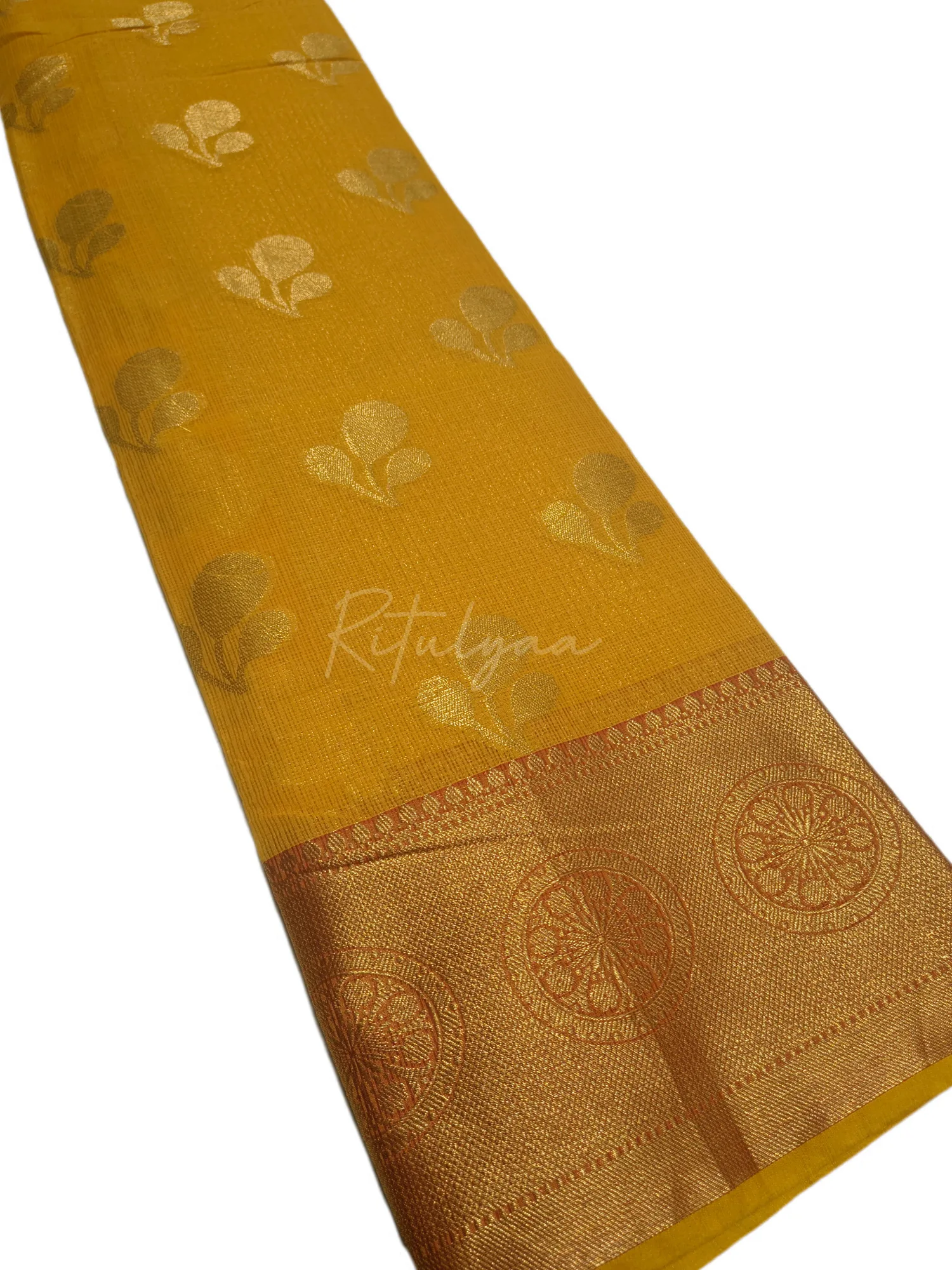 Premium Cotton Kota Doria Saree view 2