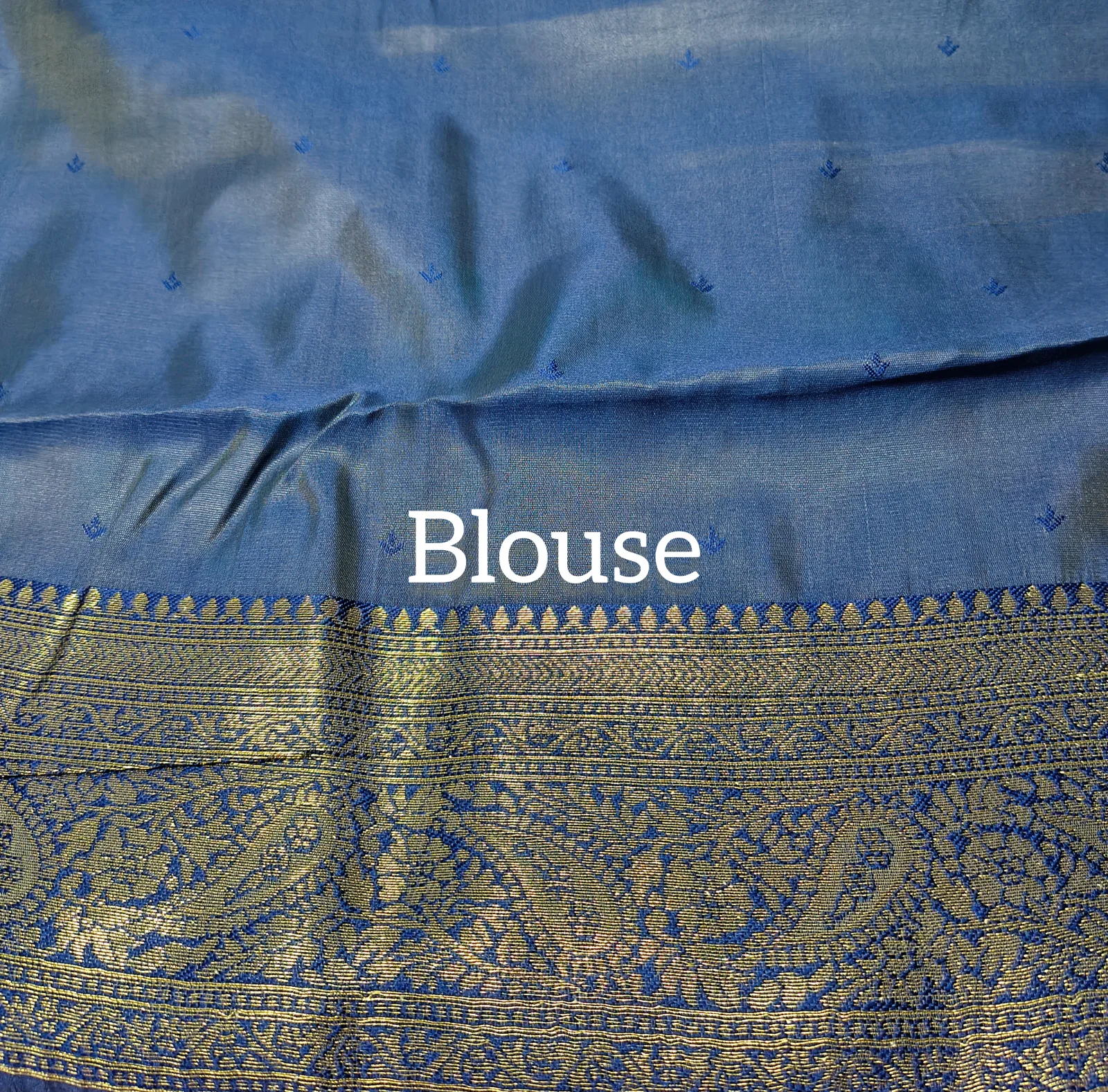 Self Weaving Chanderi Saree view 7