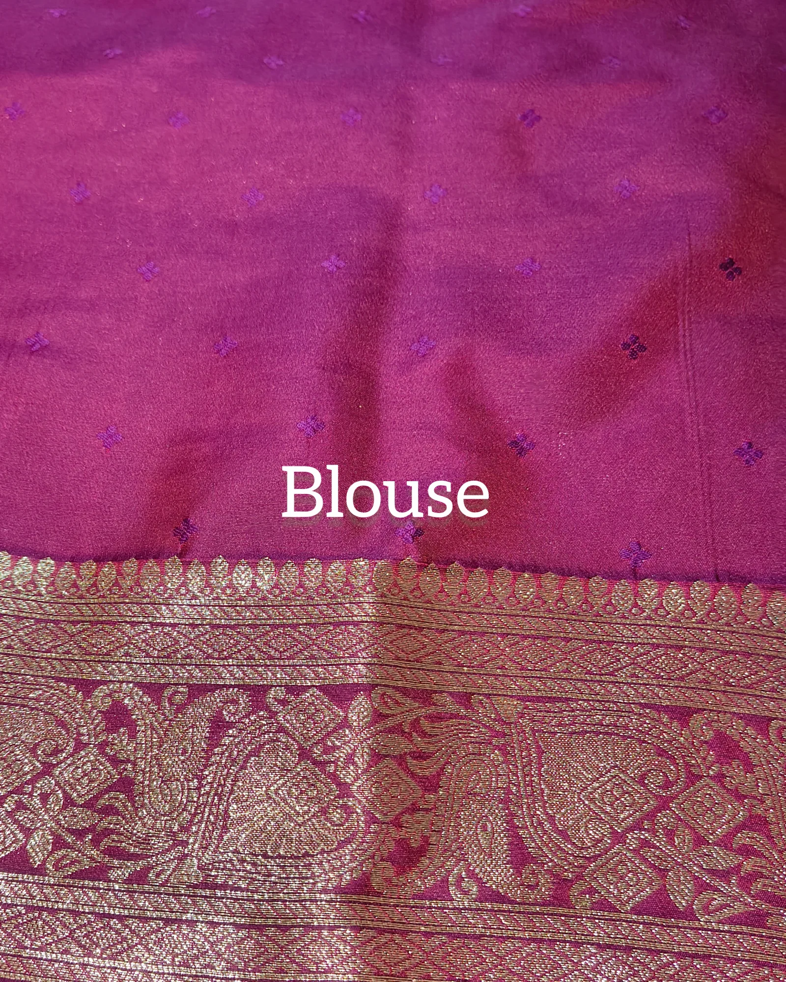 Allover Zari Jaal Saree view 4