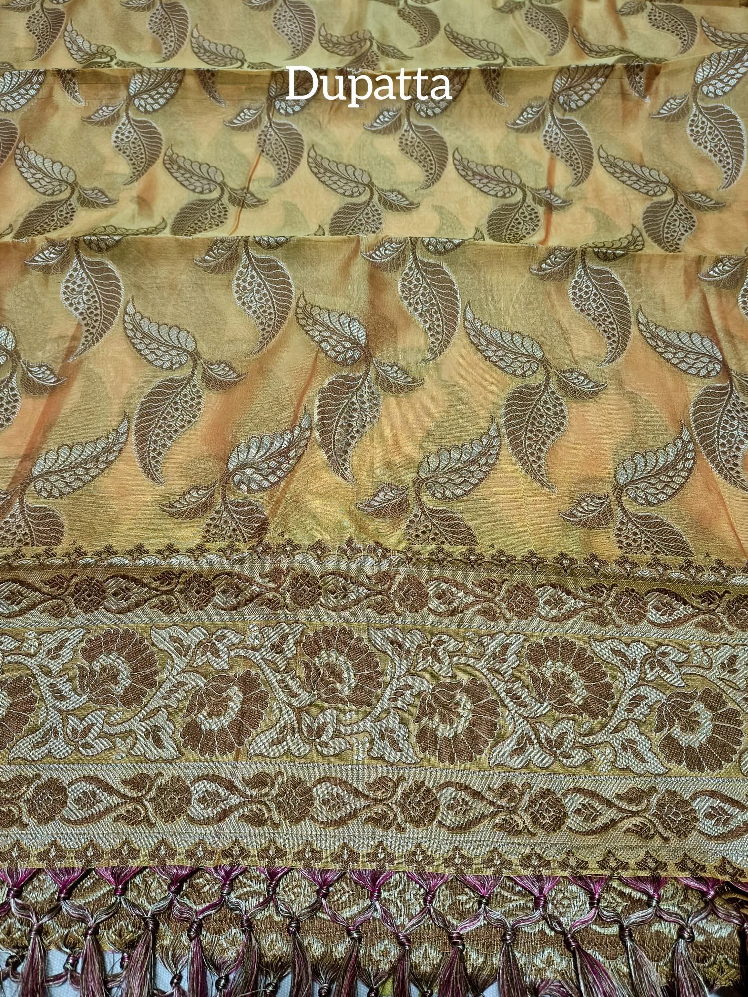 Allover Resham Weaving Suit view 4