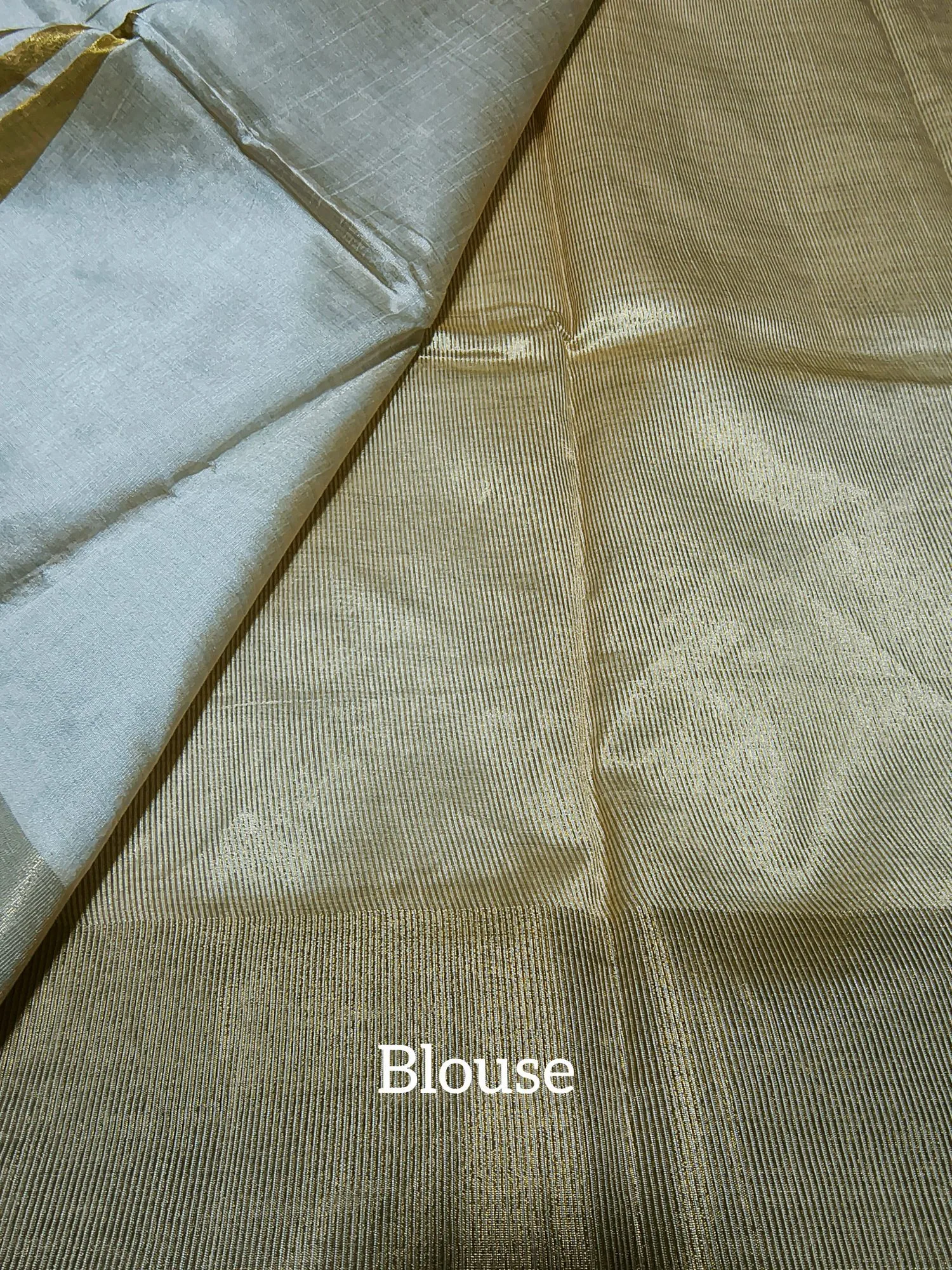 Plain Dupion Silk Saree view 5