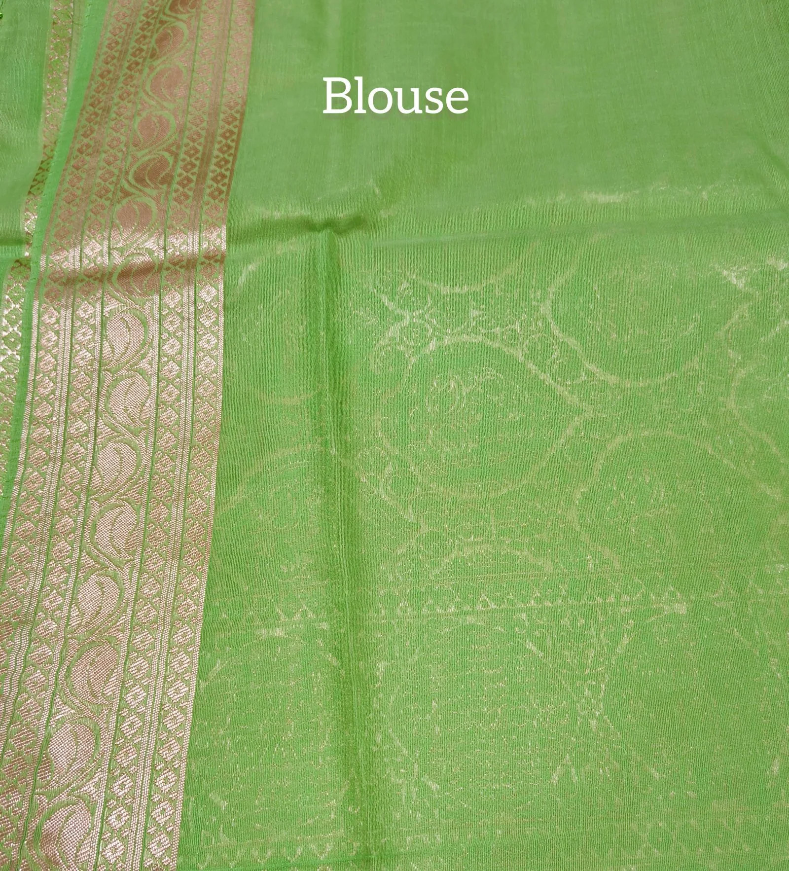 Allover Resham Weaving Saree view 5