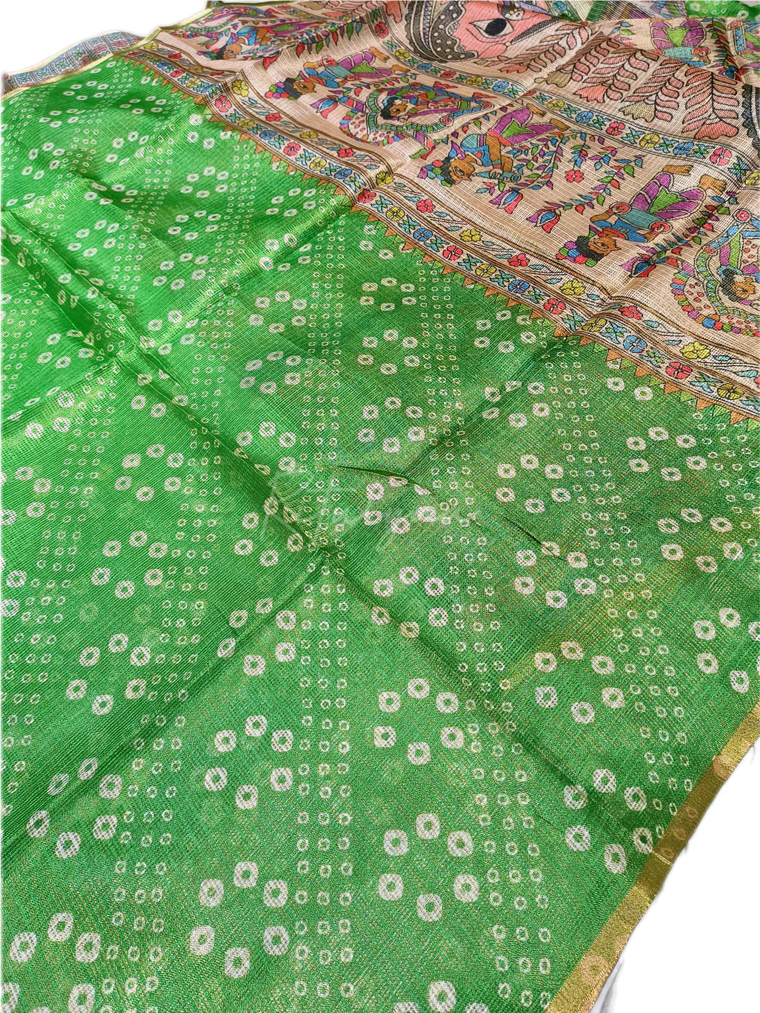 Printed Shimmer Kota Doria Sarees view 7