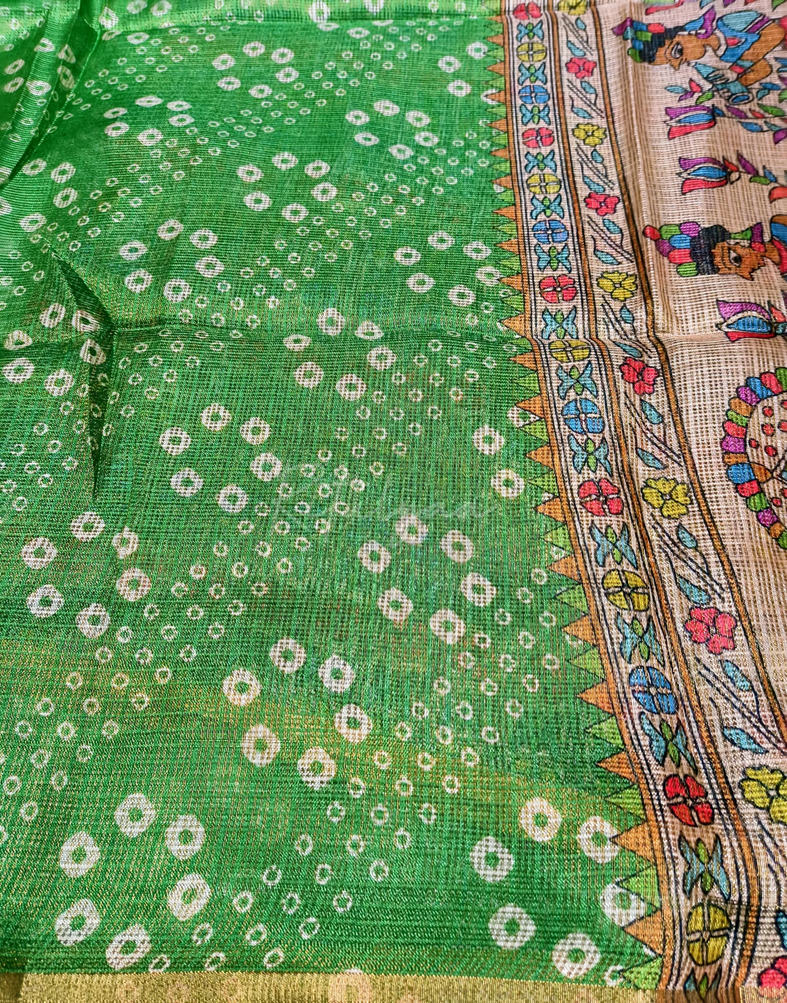 Printed Shimmer Kota Doria Sarees view 8